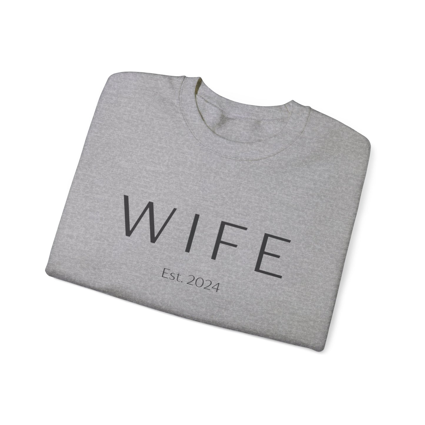 WIFE Est. 2024 Crewneck Sweatshirt