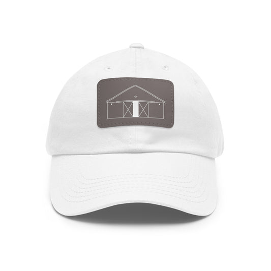 NLF Barn Logo Hat with Leather Patch